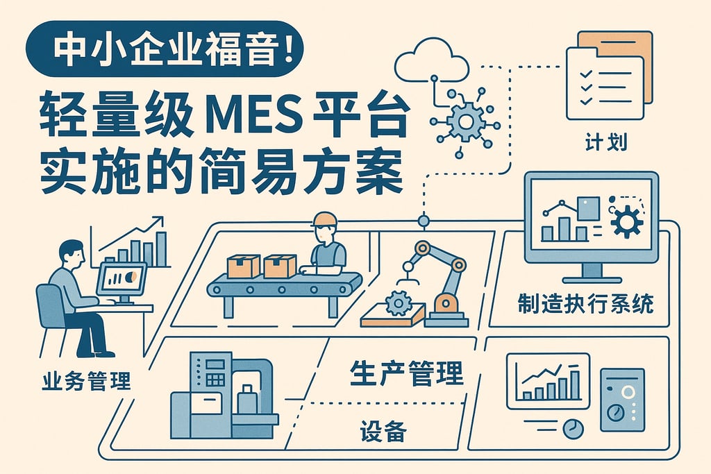 中小企业福音！轻量级 MES 平台实施的简易方案